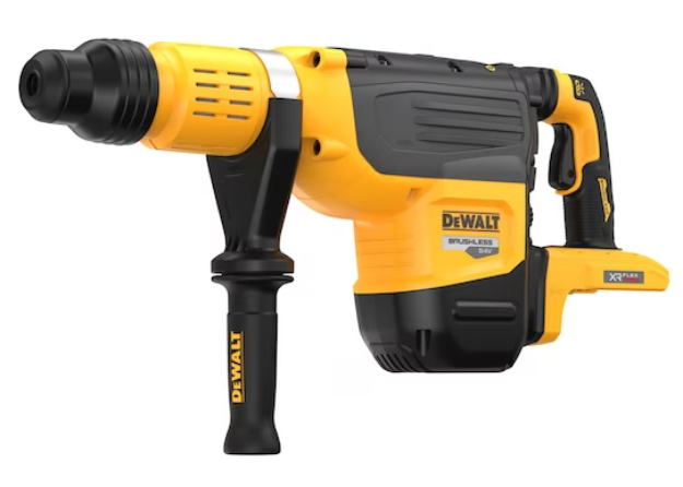 Picture of Dewalt DCH775N 54V XR 52mm Flexvolt SDS Max Combination Hammer 150mm Core Bit 145-290rpm 1105-2210bpm 19.4 Joules 9.4kg Bare Unit 
