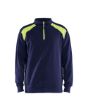 Picture of BLAKLADER 3353 HALF ZIP 2 TONE SWEATSHIRT       
