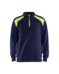 Picture of BLAKLADER 3353 HALF ZIP 2 TONE SWEATSHIRT       