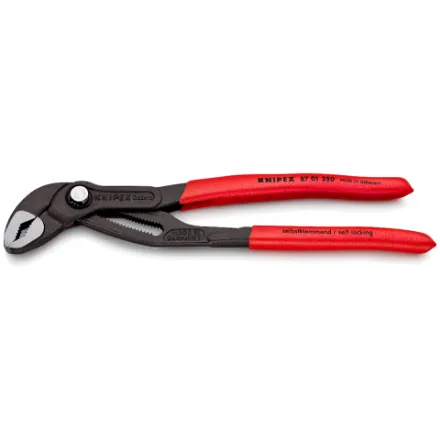 Knipex Water Pump Pliers Cobra 250mm Plastic Handle 87 01 250 EHTPLKX-8701250