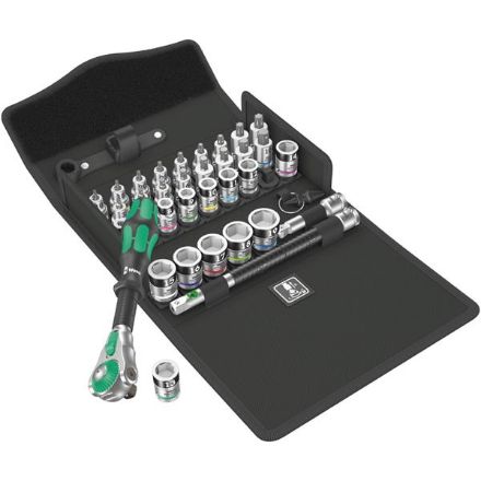 WERA 8100 SB ALL-IN ZYKLOP SPEED RATCHET SET 3/8 DRIVE METRIC 35PC  EHTSKWR-05003536001