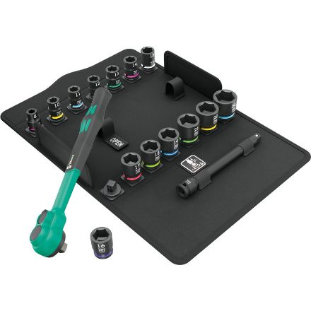 WERA 8100 SB 12 ZYKLOP COMFORT RATCHET SET METRIC, 16PC		 EHTSKWR-05005530001