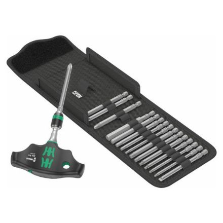 WERA KRAFTFORM KOMPAKT 400 RA SET 1 WITH 1/4" RAPIDAPTOR EHTPZWR-05023471001