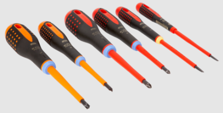 BAHCO INSULATED ERGO S/DRIVER SET  EHTSDBA-BAH9884S