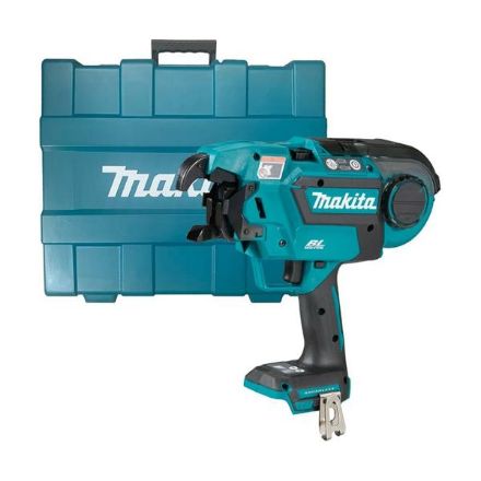 Makita DTR180ZK 18v Brushless Rebar Tying Tool Max Output:340w, Tie Wire:0.8mm 2.3kg Bare Unit In Carry Case PMKRBCD-DRT180ZK