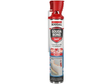 Soudal 130426 Soundabond Easy Genius Gun Fast Fix Heavy Duty PU Adhesive Hand Gun 750ml Orange eaasisd-130426