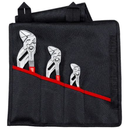Knipex 00 19 55 S6 Set of Pliers Wrenches 1 x 86 03 125, 1 x 86 03 180, 1 x 86 03 250  330 mm  EHTPLKX-001955S6