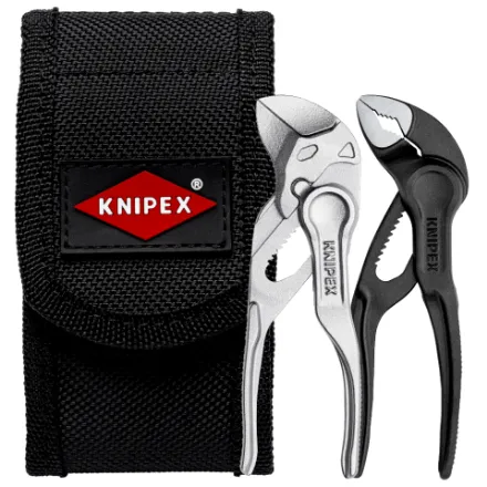 Knipex 00 20 72 V04 XS Mini Pliers Set XS 1 x 87 00 100, 1 x 86 04 100  45 mm  EHTPLKX-002072V04XS