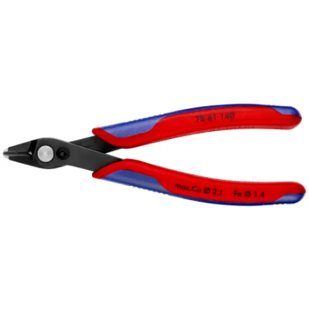 Knipex 78 61 140 Electronic Super Knips® XL with multi-component grips burnished 140 mm 140 mm cutting edges without bevel EHTSNKX-7861140