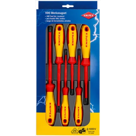 Knipex 00 20 12 V01 Screwdriver Set 6 parts   EHTSDKX-002012V01