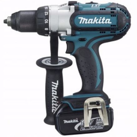 Makita BDF441SFE 14.4V Drill Driver 3 Speed 32/70Nm 1700rpm Max Keyless Chuck, Fast Charger, 2X Bits And Side Handle   PMKDRCD-BDF441SF