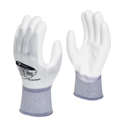 POLYCO 8802 SG POLYFLEX WHITE PU GLOVES  SGLPF-8802-RANGE