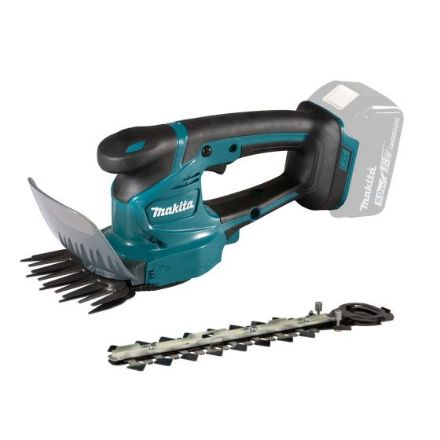 Makita DUM111ZX 18V Grass Shears 110mm with Hedge Trimmer attachment Body Only PMKHTCD-DUM11ZX