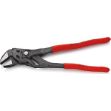 Picture of Knipex 86 01 Pliers Wrench pliers and a wrench in a single tool with non-slip plastic coating grey atramentized polished  