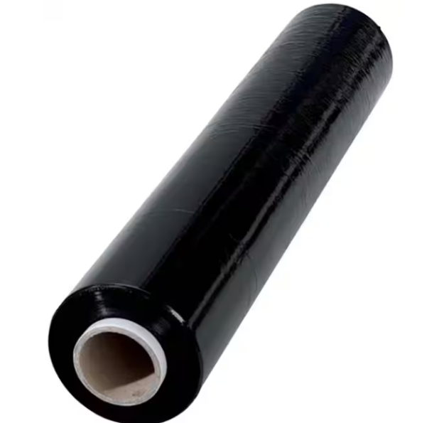 Picture of ROLL 23MU BLACK PALLET WRAP 500MM X 22 MICRON    
