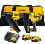 Picture of Dewalt DCK246P2B 18v XR Combo Nailer Kit Includes DCN930 Framing Nailer & DCN660 16g Angle Finsh Nailer C/W 2 x 5.0Ah Li-ion Batteries & Charger In 22" Toolbag 