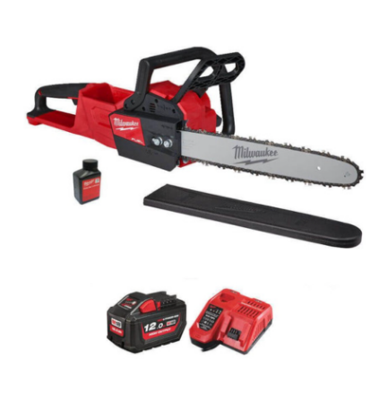 Show details for Milwaukee M18FCHS-121B M18 Fuel Brushless 40cm 16" Chainsaw C/W 1 x 12.0Ah Li-ion Batteries & Charger PMWSWCD-M18FCHS-121B
