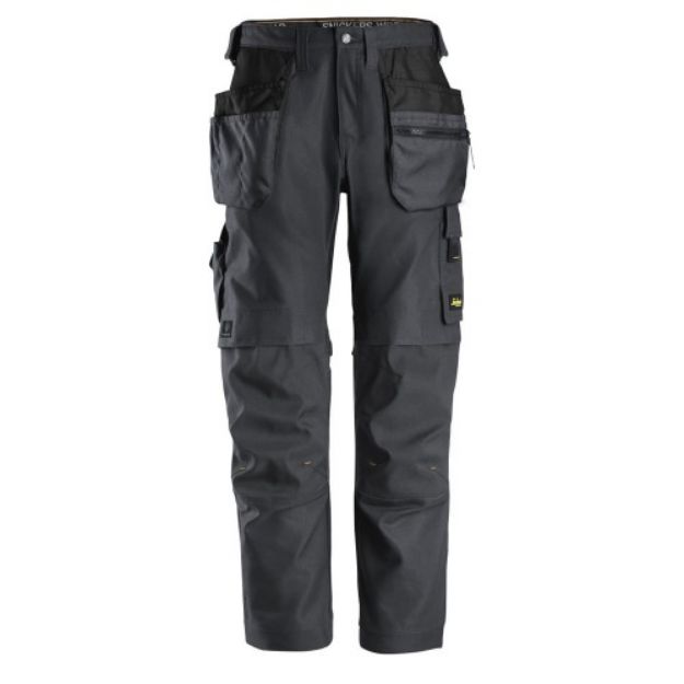 Picture of Snickers 6224 AllroundWork, Canvas Stretch Work Trousers Holster Pockets