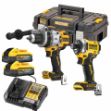 Picture of Dewalt DCK2200H2T 2pc 18V XR Premium Combo Kit Includes DCD1007 Combi Drill 180Nm & DCF860 Impact Driver 282Nm C/W 2 x Powerstack 5.0Ah Li-ion Batteries & Charger In T-stak Box