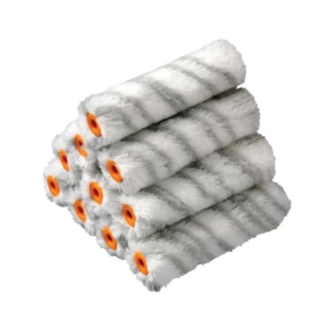 Picture of Stanley STASTRMGR10 Medium Pile Silver Stripe Sleeve 100mm (4") 10 Pack