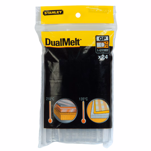 Picture of Stanley 24Pk Dual Temp Glue Sticks 11.3mm x 100mm STA1GS20DT