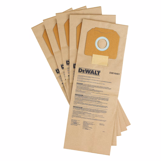 Picture of Dewalt Paper Dust Bags For DWV902M 
