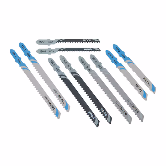 Picture of DEWALT Jigsaw Blade Set for Wood & Metal 10pce