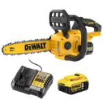 Picture of Dewalt DCMCS565P1 18V XR 30cm 12" Brushless Chainsaw C/W 1 x 5.0ah Li-ion Battery & Charger