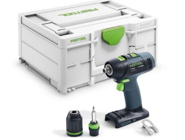 Picture of Festool 577563 Cordless Drill T 18+3 Basic + Battery PROMO (free 4ah)