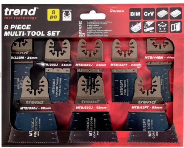 Picture of Trend 8pc Multi Tool Blade Set
