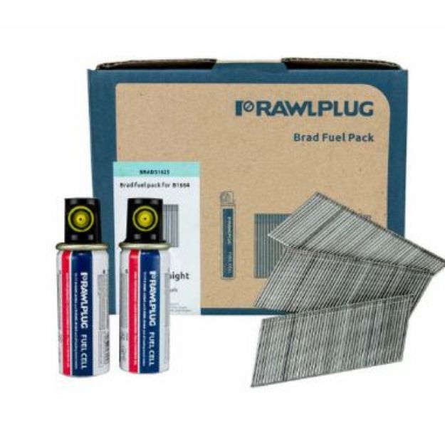 Picture of Rawlplug Brads Angled Galv 45mm 2000 Per Box  with gas