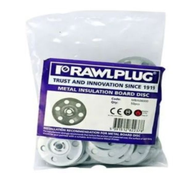 Picture of Rawlplug Metal Insulation Disc Bag of 50