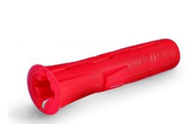 Picture of Rawlplug HDPE PLUG RED 100 PACK