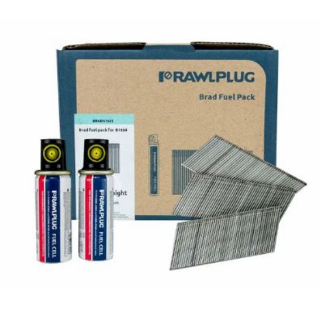 Picture of Rawlplug Brads Angled Galv 38mm 2000 Per Box with gas