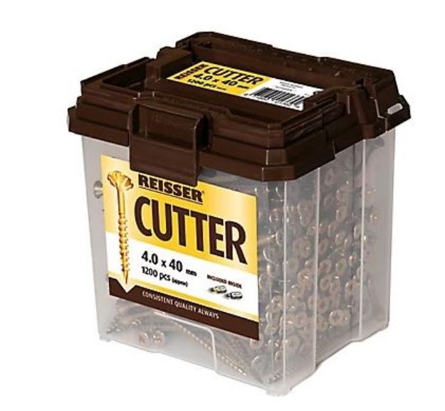 Picture of Reisser 04.0MM X 40MM Chipboard Screws 1200 TUB