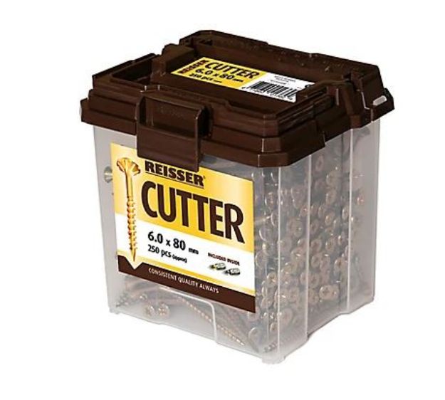 Picture of Reisser 06.0MM X 80MM Chipboard Screws 250 TUB