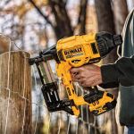 Picture of Dewalt DCFS950P2 18V XR Brushless Fencing Stapler C/W 2 x 5.0Ah Li-ion Batteries & Charger In Box