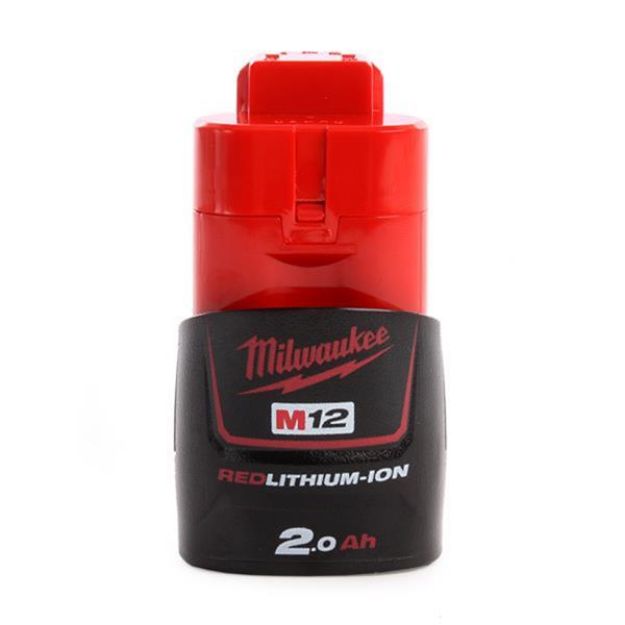 Picture of Milwaukee M12 B2 2.0Ah Li-Ion Battery   