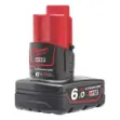 Picture of Milwaukee M12 B6 6.0Ah Li-Ion Battery   