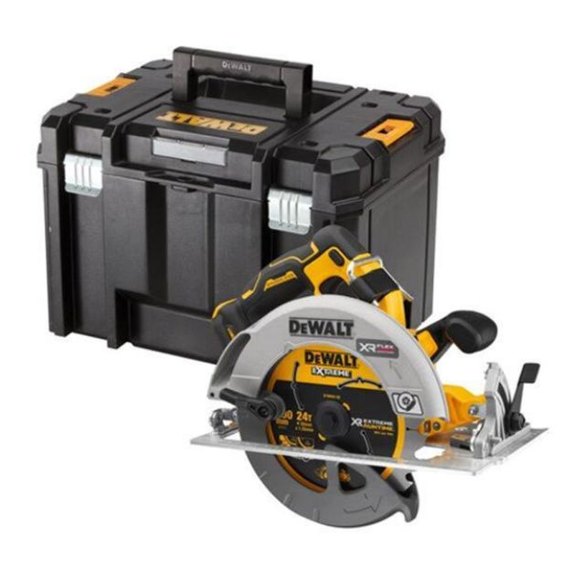 Picture of Dewalt DCS573NT 18v XR 190mm Brushless High Power Circular Saw With Flexvolt Advantage Bare Unit In T-stak Box