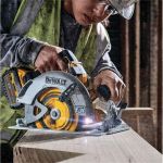 Picture of Dewalt DCS573NT 18v XR 190mm Brushless High Power Circular Saw With Flexvolt Advantage Bare Unit In T-stak Box
