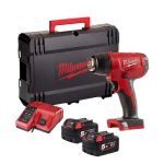 Picture of Milwaukee M18BHG-502C M18 Compact Heatgun 470°C, 1.4kg C/W 2 x 5.0Ah Batteries & Charger In Case 