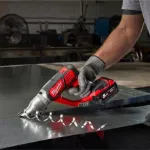 Picture of Milwaukee M18BMS20-0 18v Metal Shears Cut Capacity: 2.0mm Mild Steel,3.2mm Aluminium, 0-2500rpm, 2.3kg Bare Unit 