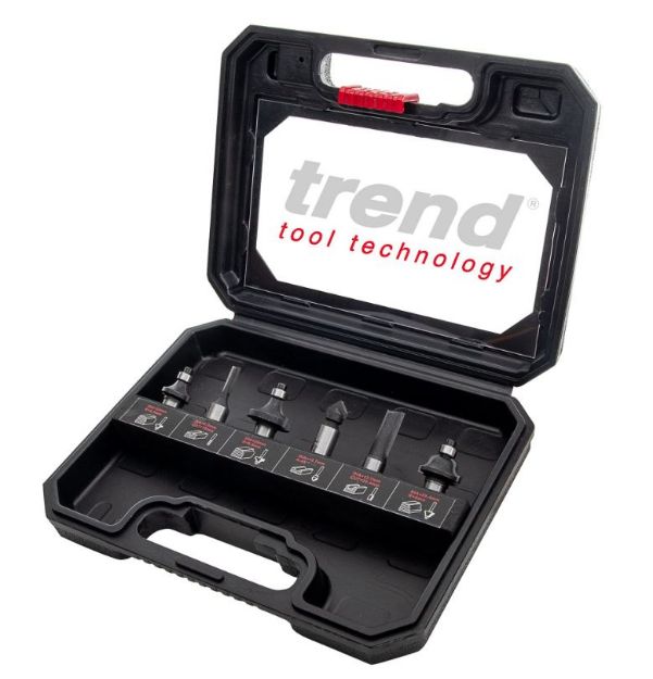 Picture of Trend 6 piece starter cutter set 1/4" Shank