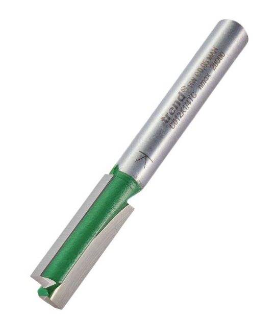 Picture of TREND C012 1/4 SHANK  2 FLUTE STRAIGHT CUTTER