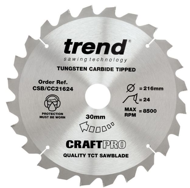 Picture of Trend CSB/CC21624 216x30mm 24T Blade