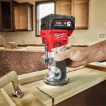 Picture of Milwaukee M18FTR-0X 1/4" Fuel Trimmer Router 10000-31000rpm 50mm Plunge Capacity 2.1kg Bare Unit in Kitbox