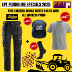 Picture of SNICKERS 6241 ALL ROUND STRETCH WORK TROUSERS +  Get a FREE Snickers bundle worth €44.95 with all Snickers pants! (Please type T-Shirt size in the order note at the checkout page.) (Ploughing Special Offer Price)