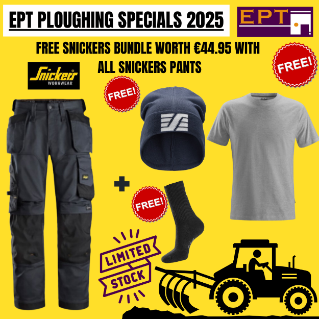 Picture of Snickers 6251 Allround Stretch Loose Fit Holster Pocket Pants + Get a FREE Snickers bundle worth €44.95 with all Snickers pants! (Please type T-Shirt size in the order note at the checkout page.) (Ploughing Special Offer Price)
