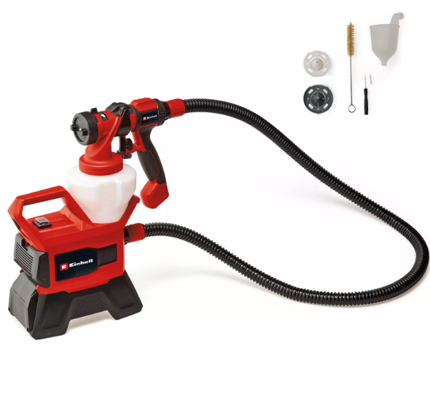 Picture of Einhell TE-SY 18/90 Li-Solo PXC 18V Spray Gun, 1000mL/min, 1200ml Tank Volume 2.5kg Bare Unit